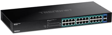 TRENDnet TPE TG262 - Switch - 24 x 10/100/1000 (PoE+) von LumaTech