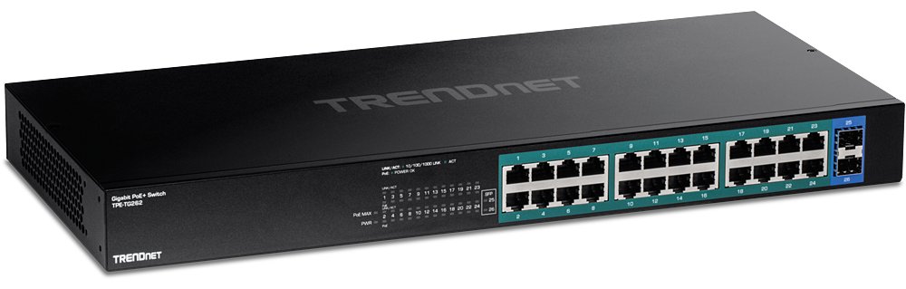 TRENDnet TPE TG262 - Switch - 24 x 10/100/1000 (PoE+)