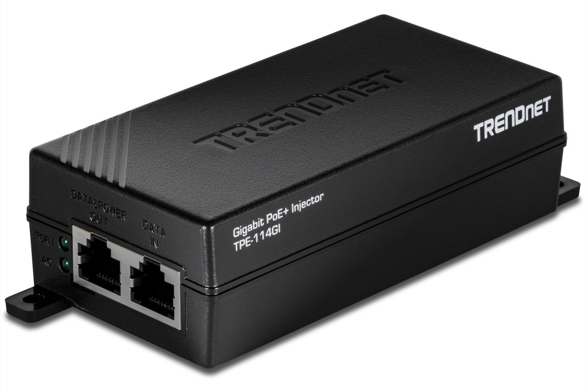 TRENDnet TPE-114GI PoE+ Injektor - Switch - 1 Gbps