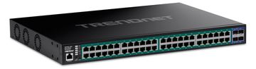 TRENDnet TPE-3524SF - Switch - 52 Ports, Web - L2+ - Smart - 48 x 10/100/1000 (PoE+) von LumaTech