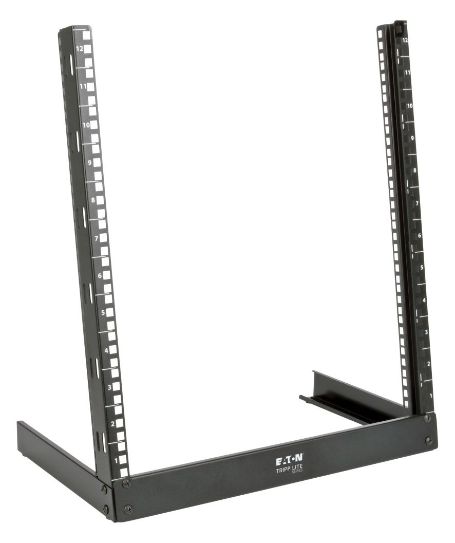Tripp Eaton Tripp Lite Series 12U 2 Post Open Frame Desktop Rack Server Cabinet Free Standing - 12U - 19