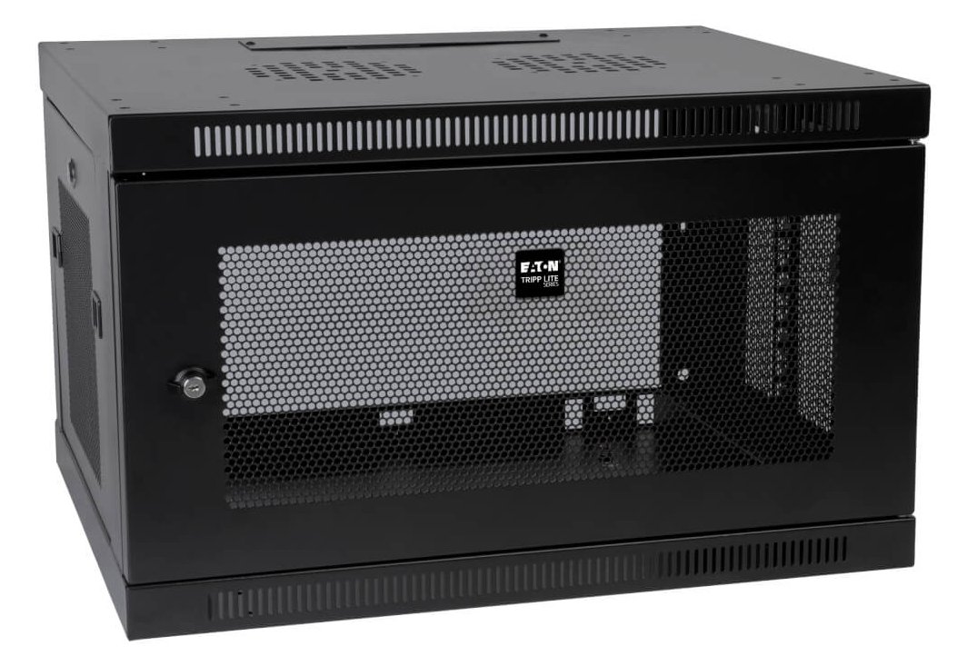 Tripp Eaton Tripp Lite Series 6U Wall Mount Rack Enclosure Server Cabinet Switch Depth Deep - Schwarz - 6U - 19