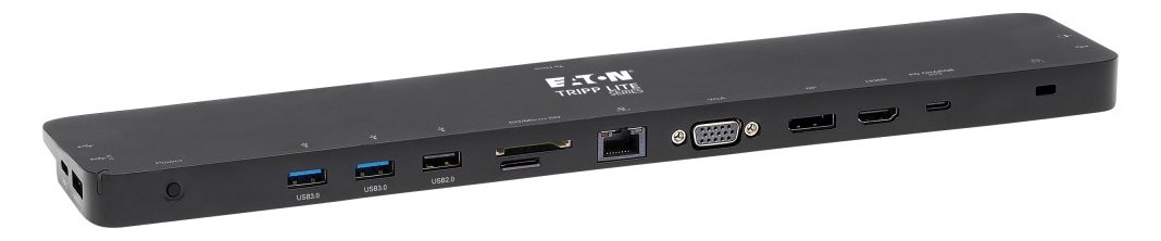 Tripp Triple-Monitor USB C Dock USB C Docking Station with 4K HDMI & DisplayPort, VGA
