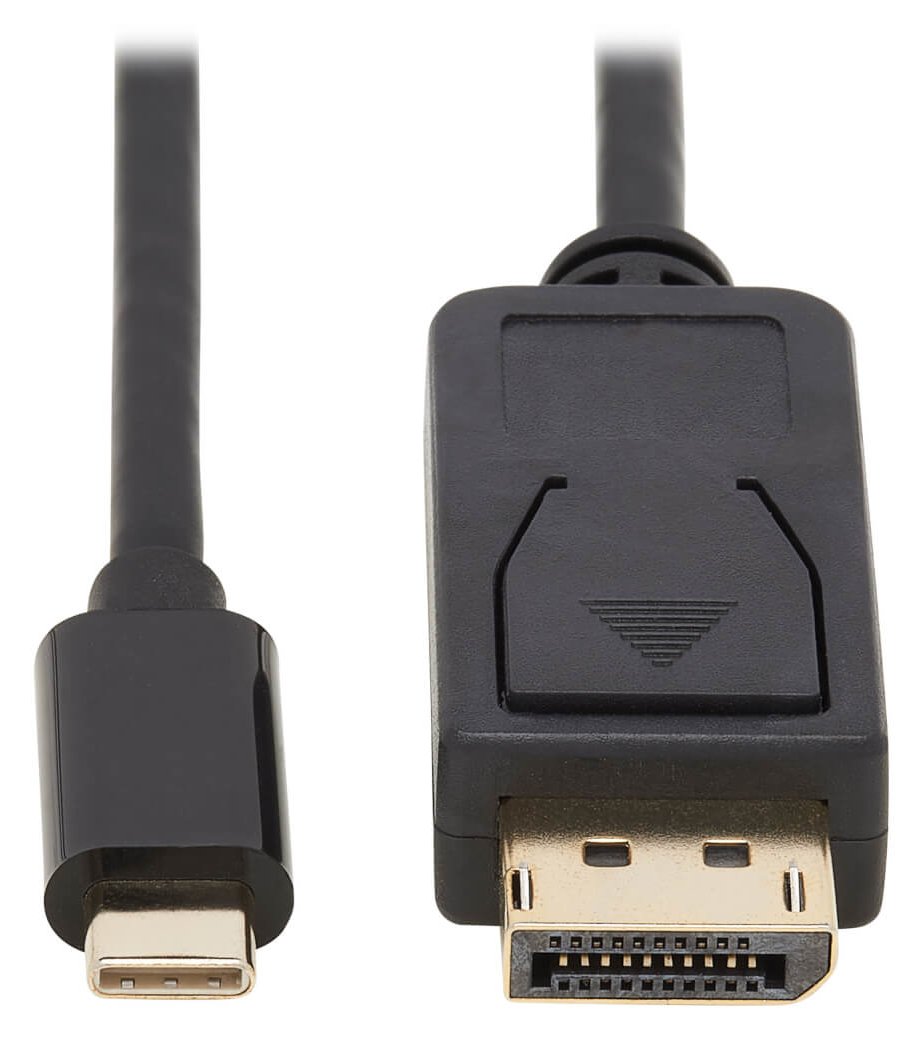 Tripp USB C to DisplayPort Adapter Cable Bi-Directional 4K HDR M/M 3ft - DisplayPort-Kabel - 24 pin USB-C (M)