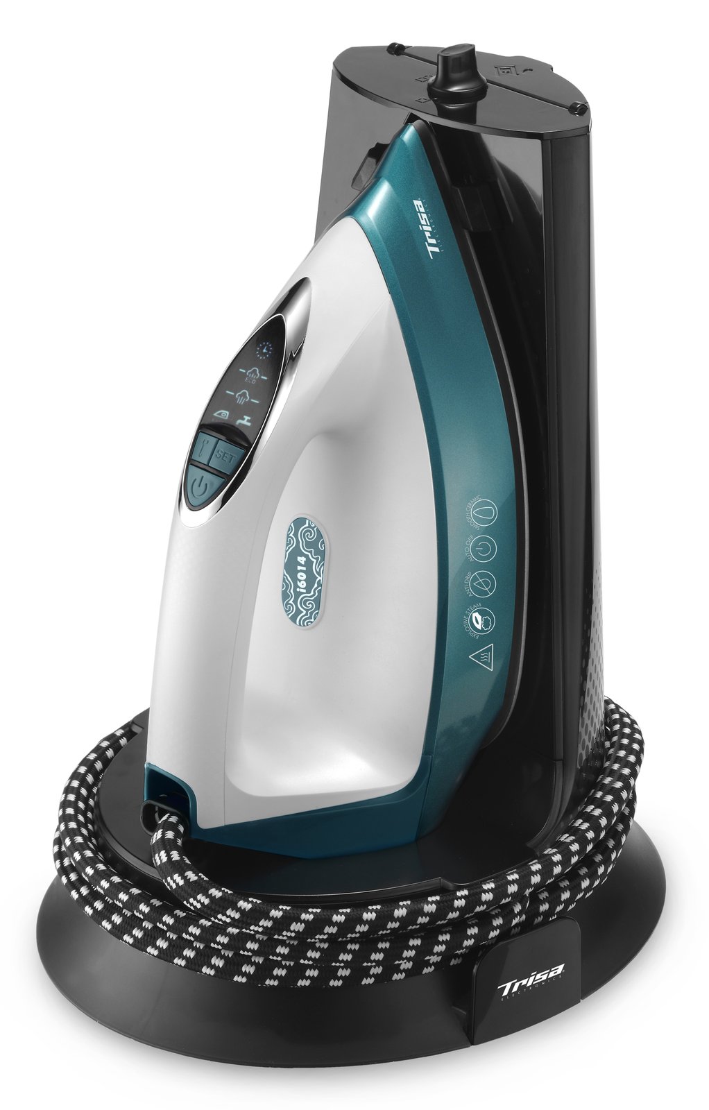 Trisa Comfort Steam i6014 - 2400 W - 5,5 bar - 1,3 l - 140 g/min - 55 g/min - Keramik-Bügelsohle
