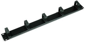 TRITON Rack-Kabelmanagementring (horizontal) - RAL 9005 - 1U - 48.3 cm (19)