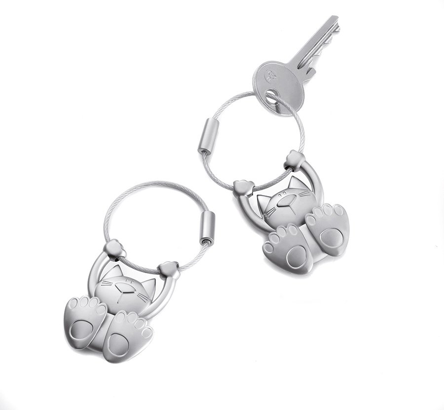 Troika KR10-20-MA - Schlüsselanhänger - Silber - Aluminium-Guss - Abbildung - 46 mm - 11 mm