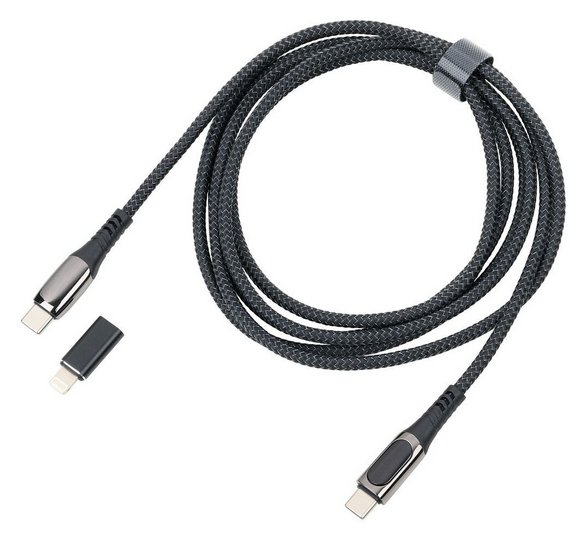 Troika Ladekabel SPEEDY XL schwarz - Kabel - Digital/Daten