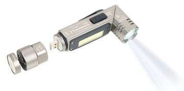 Troika Taschenlampe ECO KNICKLICHT PRO titanfarben