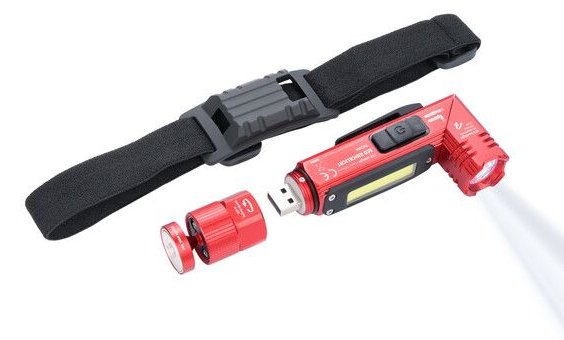 Troika Taschenlampe ECO KNICKLICHT rot