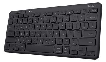 Trust Lyra - Tastatur - kompakt - USB, Bluetooth, 2.4 GHz - TL: Deutsch, QWERTZ von LumaTech