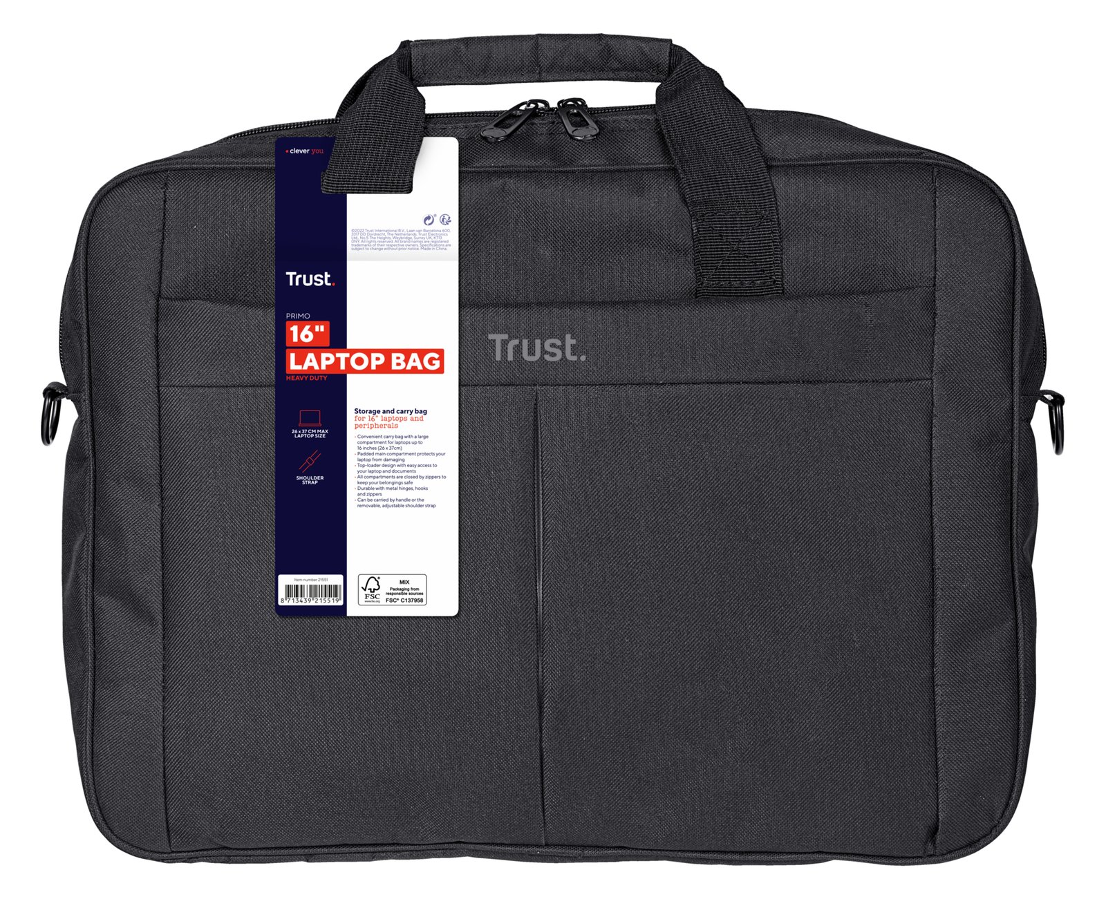 Trust Primo - Notebook-Tasche - 40.6 cm (16)