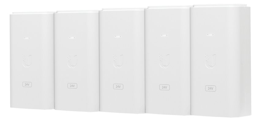 Ubiquiti Networks POE-24-12W-G - Power Injector - Wechselstrom 120/230 V - 12 Watt (Packung mit 5)