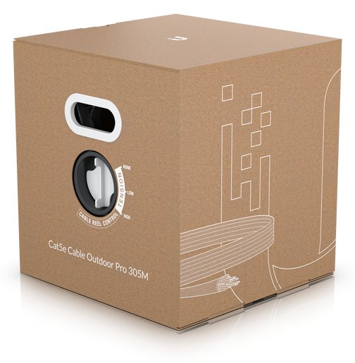 Ubiquiti UACC-CABLE-C5E-OUTDOOR-PRO-305M-W - 305 m - Cat5e - S/UTP (STP) - Weiß