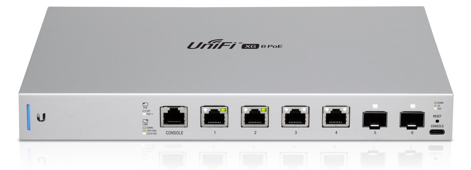 UbiQuiti UniFi Switch US-XG-6POE - Switch - managed - 4 x 100/1000/2.5G/5G/10GBase-T (PoE++)