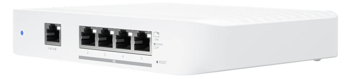 UbiQuiti USW Flex XG - Switch - managed - 4 x 100/1000/2.5G/5G/10GBase-T + 1 x 10/100/1000 (PoE+)