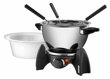 UNOLD FONDUE SET - Fondue-Topf - 500 W - Black/Stainless von LumaTech