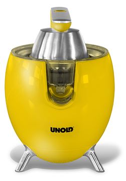 UNOLD ZITRUSPRESSE Power Juicy Yellow 78132 - Handsaftpresse - Gelb - 1 m - Edelstahl - Kunststoff - Edelstahl - 1100 W von LumaTech