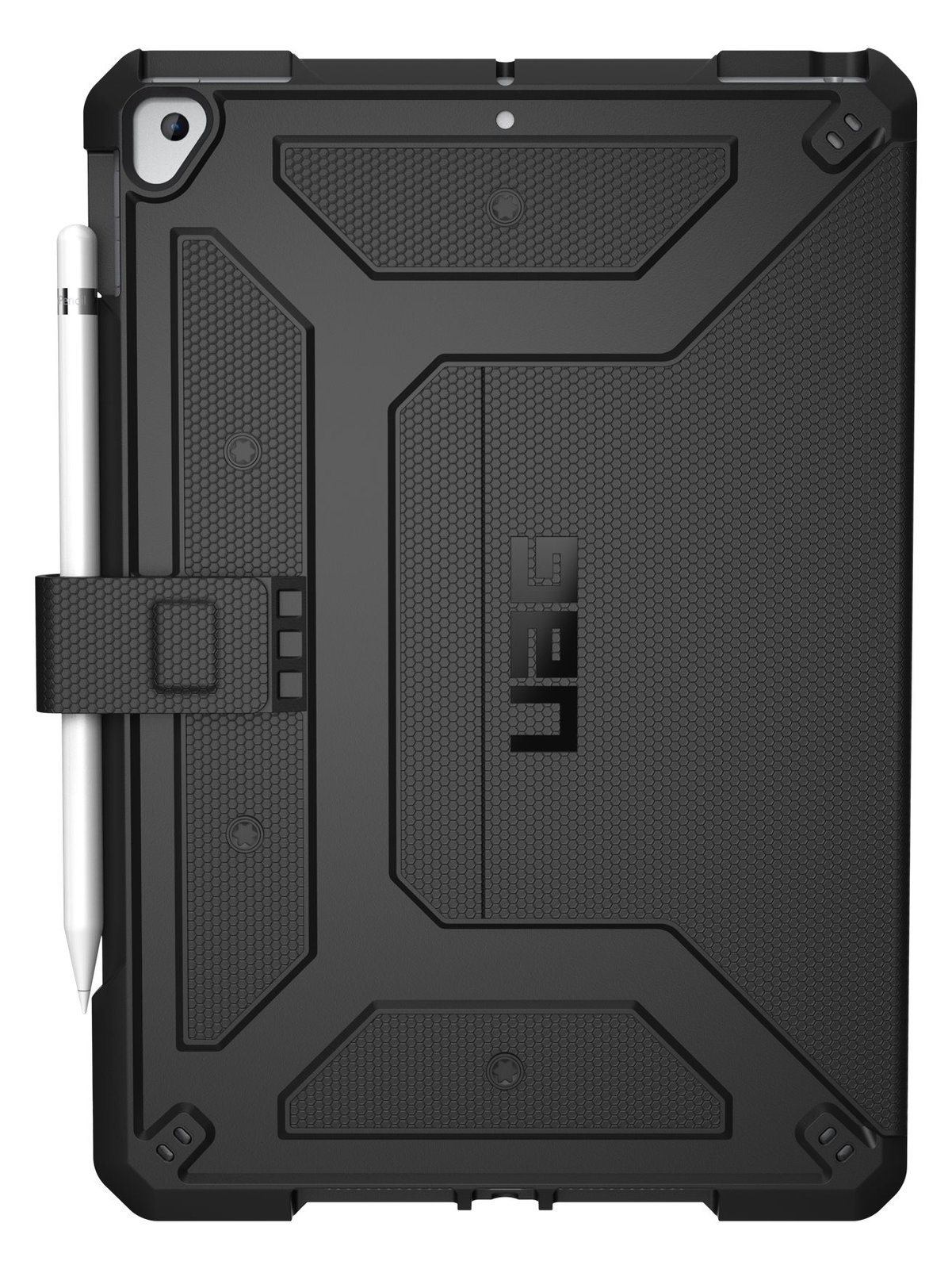 Urban Armor Gear UAG Case for iPad 10.2 (9/8/7 Gen) - Metropolis Black - Hintere Abdeckung für Tablet - Polyurethan,TPU