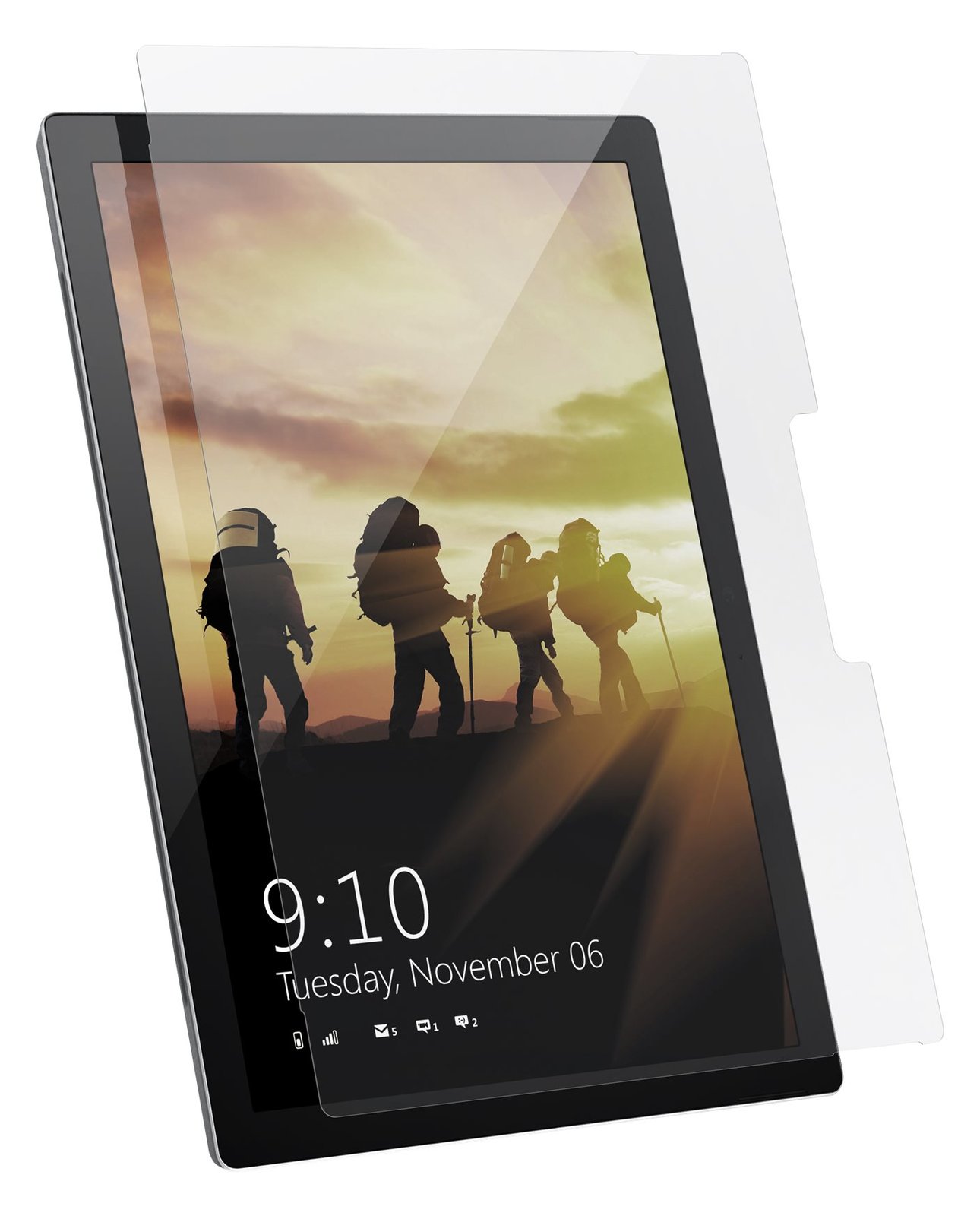 Urban Armor Gear UAG Tempered Glass Screen Shield for Surface Pro 7+/7/6/5/4/3/LTE - Bildschirmschutz für Tablet - Glas