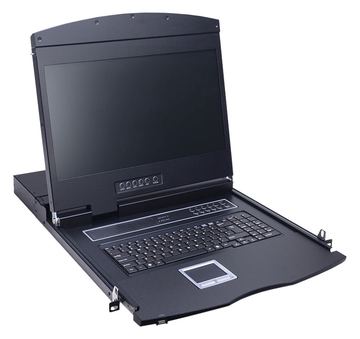 VALUE KVM-Konsole mit KVM-Switch - 8 Anschlüsse - USB - Großbritannien - 48 cm (19) von LumaTech