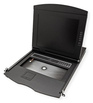 VALUE KVM-Konsole mit KVM-Switch - 8 Anschlüsse - USB - Schweizer - 43.2 cm (17) von LumaTech