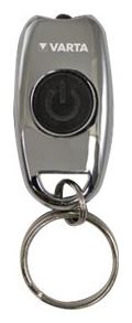 Varta L.E.D. METAL KEY CHAIN LIGHT - Schlüsselanhänger-Blinklicht - Chrom - LED - 15 lm - 11 m - CR2016 von LumaTech