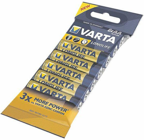 Varta Longlife 4106 - Batterie 8 x AA-Typ - Alkalisch