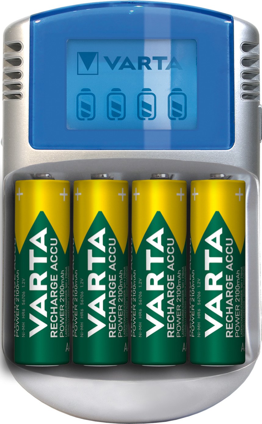 Varta Power Play LCD Charger - 2-4 Std. Batterieladegerät - (für 4xAA/AAA)