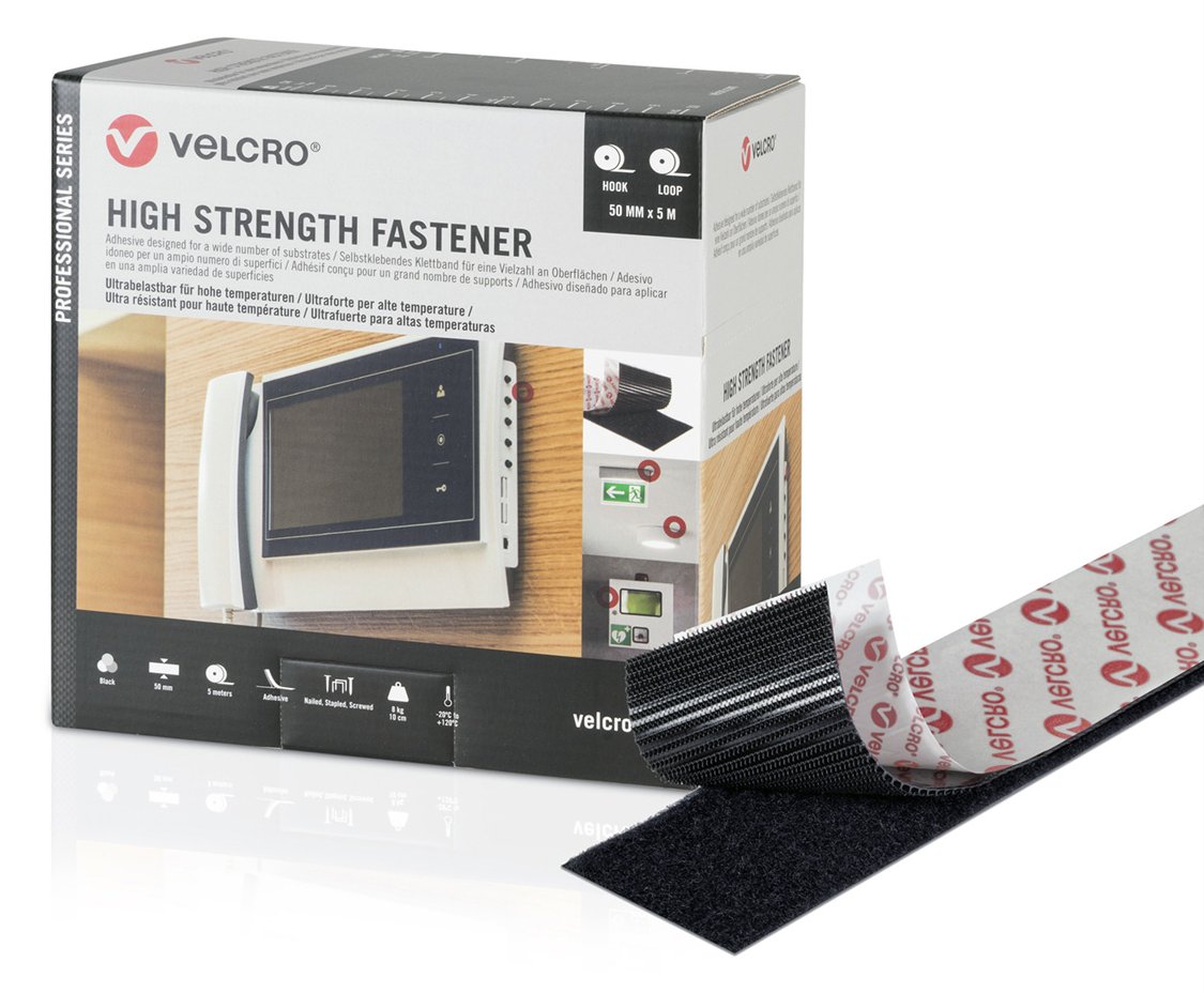 VELCRO HiStr je5m Haken-&Flauschbd 50mm VEL-PS20009