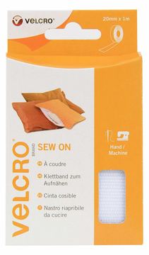 VELCRO VEL-EC60298 - Weiß - 20 mm - 1 m - 1 Stück(e) - Box von LumaTech