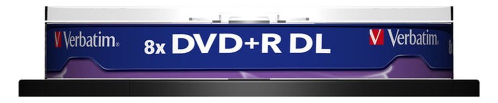 Verbatim 10 x DVD+R DL - 8.5 GB 8x - mattsilber