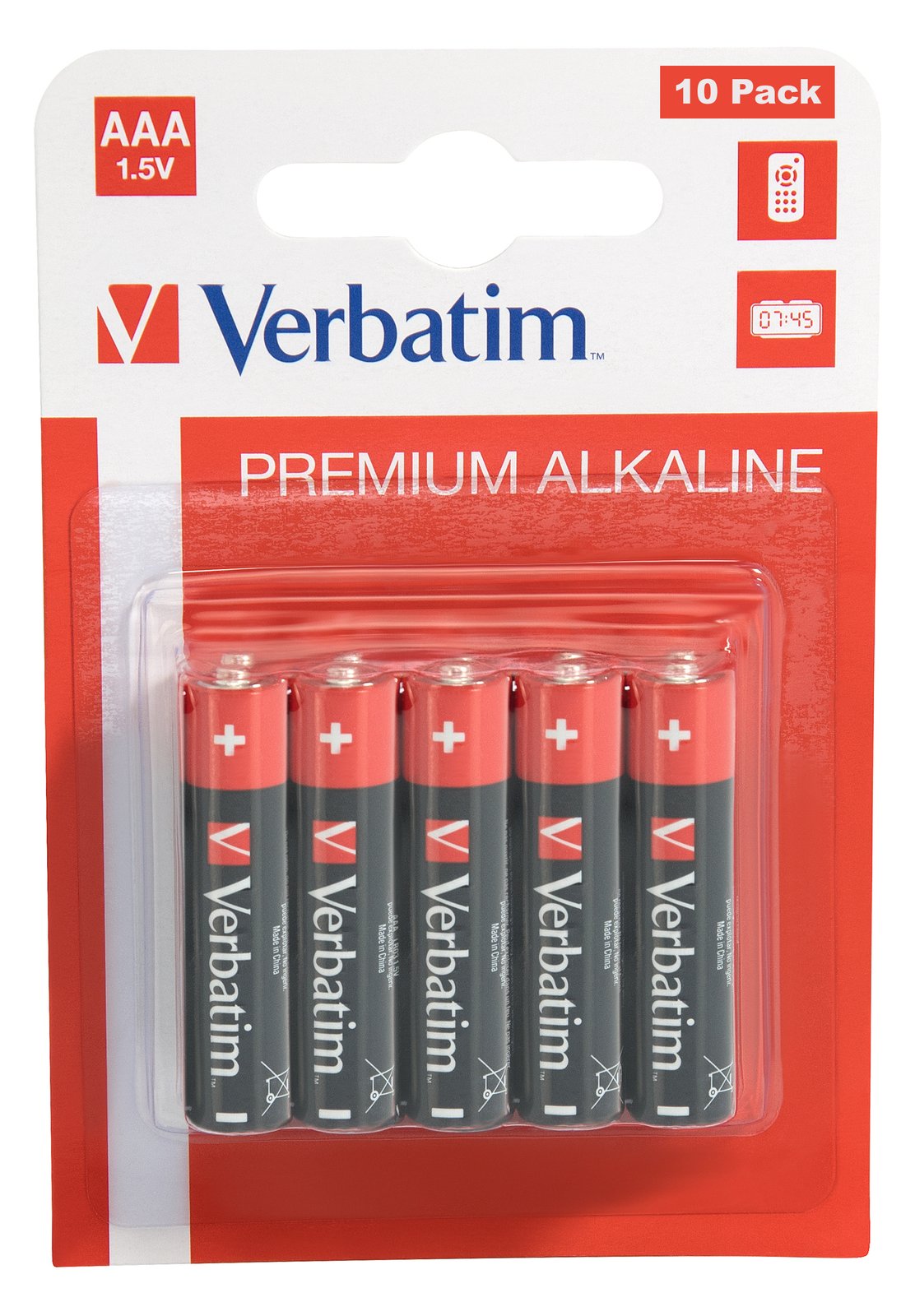 Verbatim Batterie 10 x AAA / LR03 - Alkalisch
