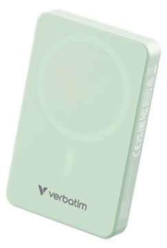 Verbatim Charge 'n' Go Essentials - Induktive Power Bank - magnetisch - 10000 mAh - 20 Watt - 3 A von LumaTech
