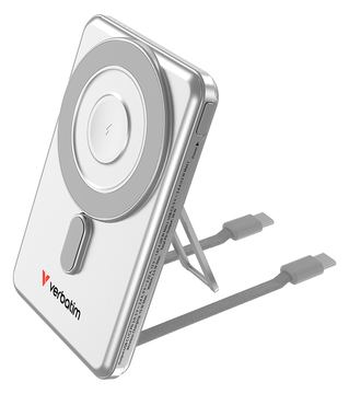 Verbatim Charge´n´ Go 2 USB-C cables 5000 Power Bank Silver von LumaTech