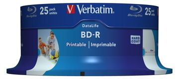 Verbatim DataLife - 25 x BD-R - 25 GB 6x - mit Tintenstrahldrucker bedruckbare Oberfläche von LumaTech
