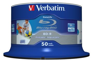 Verbatim DataLife - 50 x BD-R - 25 GB 6x - mit Tintenstrahldrucker bedruckbare Oberfläche von LumaTech