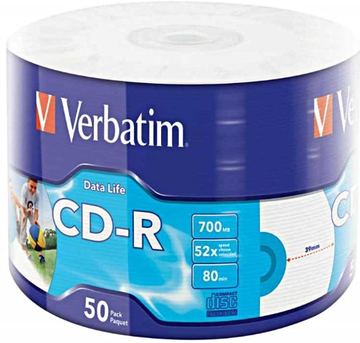 Verbatim DataLife - 50 x CD-R - 700 MB (80 Min) 52x von LumaTech
