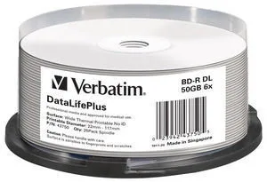 Verbatim DataLifePlus - 25 x BD-R - 50 GB 6x, Ansicht 2