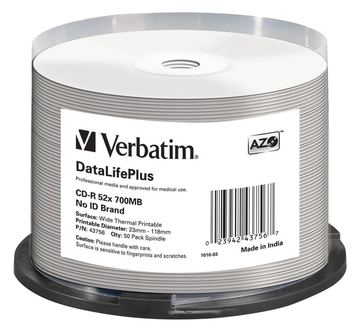 Verbatim DataLifePlus Professional - 50 x CD-R von LumaTech
