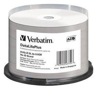 Verbatim DataLifePlus Professional - 50 x DVD+R DL