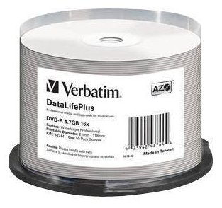 Verbatim DataLifePlus Professional - 50 x DVD-R