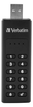 Verbatim Keypad Secure - USB-Flash-Laufwerk - verschlüsselt - 128 GB von LumaTech