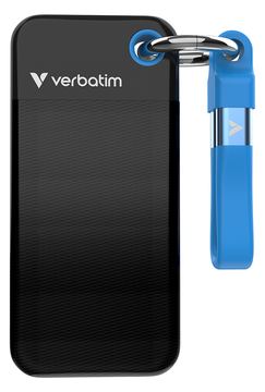 Verbatim Pocket - SSD - 1 TB - Schlüsselanhänger mit Kabelbefestigung - extern (tragbar) von LumaTech