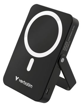 Verbatim Power Bank mit Standfuß mag.wireless 10000mA schw. 32264 von LumaTech