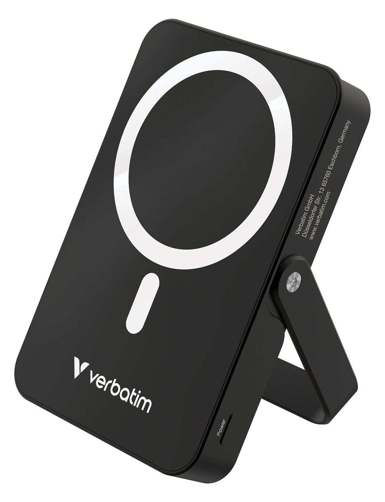 Verbatim Power Bank mit Standfuß mag.wireless 10000mA schw. 32264