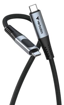 Verbatim Sync&Charge 240W 120cm USB-C/USB-C inkl. Display 31849 von LumaTech