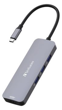 Verbatim USB-C Pro Multiport Hub 8 Port CMH-08 32151 von LumaTech