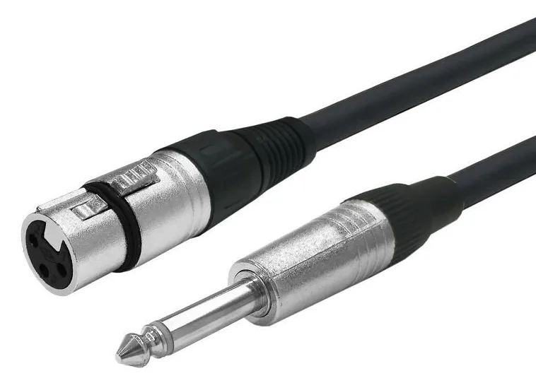 VivoLink PROAUDXLRFJACK10 - XLR - Männlich - 6.35mm - Weiblich - 10 m - Schwarz, Ansicht 2
