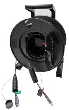 VivoLink PROHDMIOP100AM-DRUM - 100 m - HDMI Typ A (Standard) - HDMI Typ A (Standard) - 4096 x 2160 Pixel - 3D - Schwarz von LumaTech